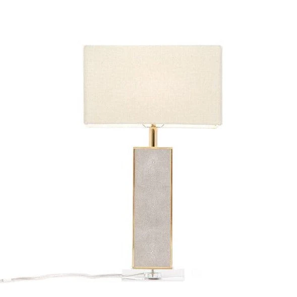 Made Goods New Arrivals Kingston Table Lamp Sand Faux Shagreen 1 Made Goods New Arrivals Kingston Table Lamp Sand Faux Shagreen