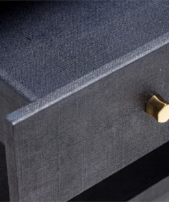 Made Goods Maris Double Nightstand Dark Navy Faux Belgian Linen New Arrivals 6 Made Goods Maris Double Nightstand Dark Navy Faux Belgian Linen New Arrivals