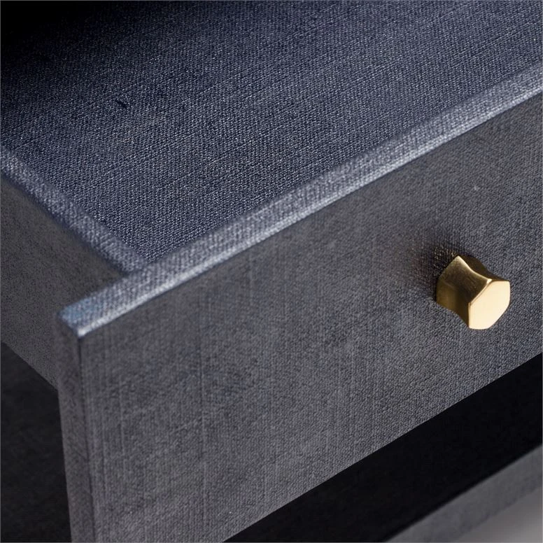 Made Goods Maris Double Nightstand Dark Navy Faux Belgian Linen New Arrivals 3 Made Goods Maris Double Nightstand Dark Navy Faux Belgian Linen New Arrivals