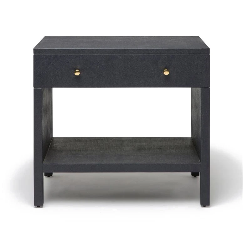 Made Goods Maris Double Nightstand Dark Navy Faux Belgian Linen New Arrivals 1 Made Goods Maris Double Nightstand Dark Navy Faux Belgian Linen New Arrivals
