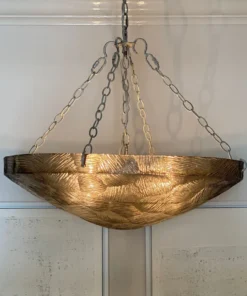 Made Goods New Arrivals Mikolas Chandelier Gold Metal