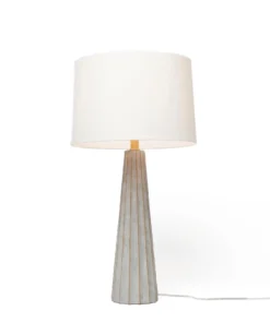 Made Goods Nova Table Lamp Gray Cement And Gold Leaf New Arrivals