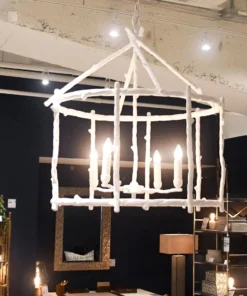 Made Goods Trina Twig Chandelier Round