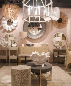 Made Goods Trina Twig Chandelier Round