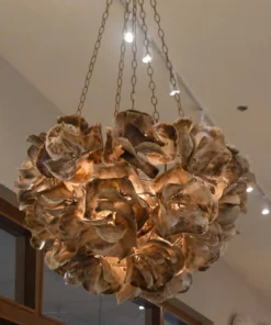 Made Goods Venus Chandelier Natural Saddle 30 Made Goods Venus Chandelier Natural Saddle
