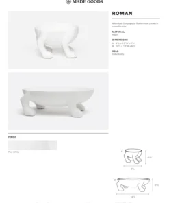 Made Goods New Arrivals Roman Bowl Two Sizes 15 Made Goods New Arrivals Roman Bowl Two Sizes