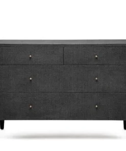 Made Goods New Arrivals Conrad 48" Dresser Black Faux Raffia