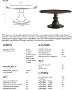 Arteriors Home Mahoun Dining Table New Arrivals 11 Arteriors Home Mahoun Dining Table New Arrivals