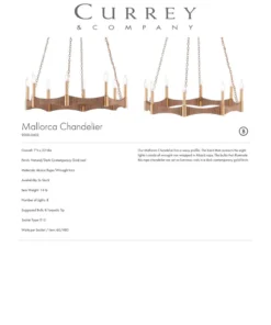 Currey And Company New Arrivals Mallorca Chandelier 7 Currey And Company New Arrivals Mallorca Chandelier