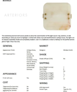 Arteriors Home Mercury Sconce Onyx New Arrivals 14 Arteriors Home Mercury Sconce Onyx New Arrivals