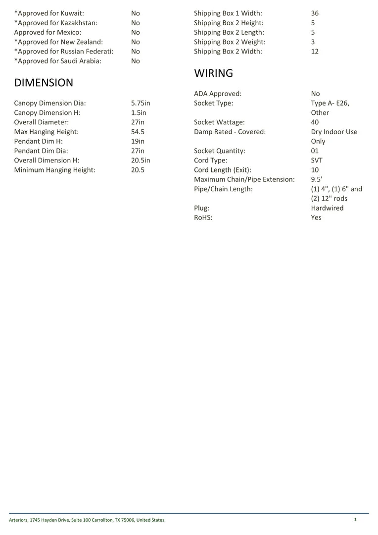 Arteriors Home Mia Pendant New Arrivals 6 Arteriors Home Mia Pendant New Arrivals