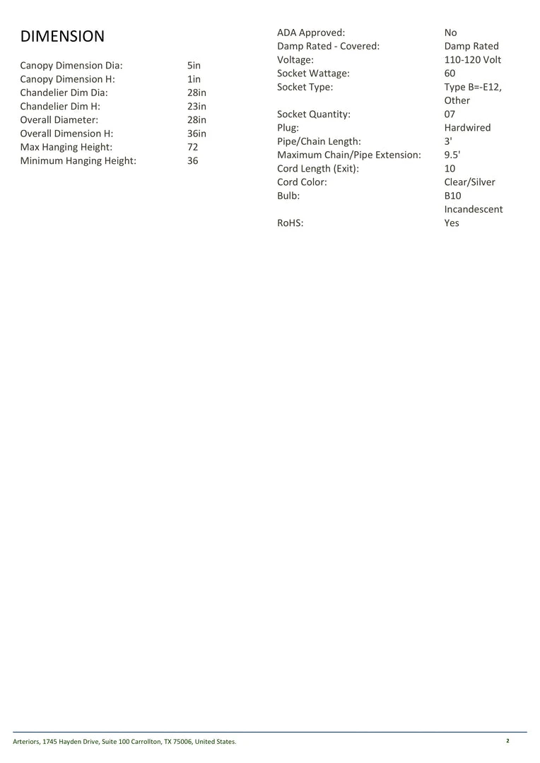 Arteriors Home New Arrivals Millie Chandelier 6 Arteriors Home New Arrivals Millie Chandelier