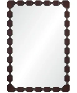 Mirror Home New Arrivals Dark Mahogany Rectangle Mirror
