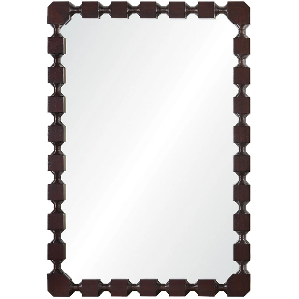 Mirror Home New Arrivals Dark Mahogany Rectangle Mirror 1 Mirror Home New Arrivals Dark Mahogany Rectangle Mirror