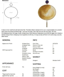 Arteriors Home New Arrivals Moon Glow Mirror