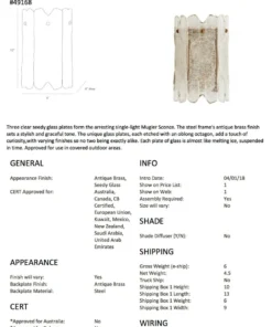 Arteriors Home Mugler Sconce New Arrivals