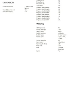 Arteriors Home New Arrivals Nathan Gesso Iron Floor Lamp Black