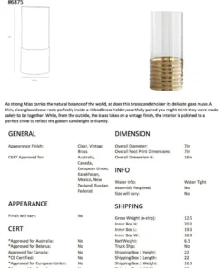 Arteriors Home New Arrivals Nikki Hurricane Or Vase 10 Arteriors Home New Arrivals Nikki Hurricane Or Vase