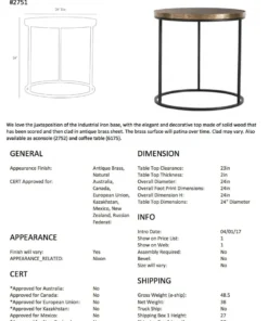 Arteriors Home New Arrivals Nixon Side Table 12 Arteriors Home New Arrivals Nixon Side Table