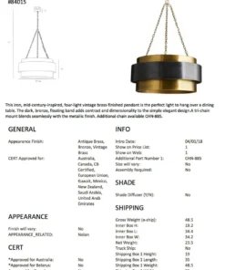 Arteriors Home Nolan Large Pendant Black New Arrivals