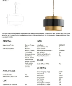 Arteriors Home New Arrivals Nolan Small Pendant Black 11 Arteriors Home New Arrivals Nolan Small Pendant Black