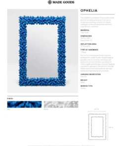 Made Goods Ophelia Rectangle Mirror White 6 Made Goods Ophelia Rectangle Mirror White