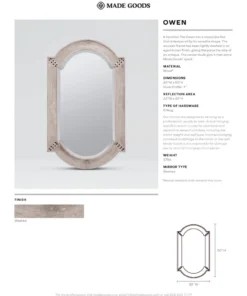 Made Goods Owen Wood Mirror New Arrivals 7 Made Goods Owen Wood Mirror New Arrivals