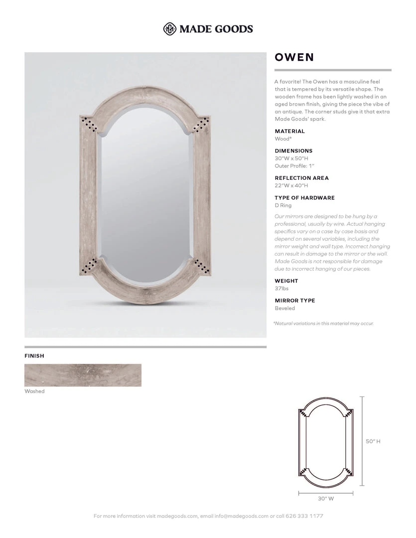 Made Goods Owen Wood Mirror New Arrivals 4 Made Goods Owen Wood Mirror New Arrivals