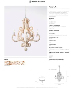 Made Goods Paula Chandelier New Arrivals