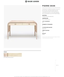Made Goods New Arrivals Pierre Desk Off White White Washed Oak 7 Made Goods New Arrivals Pierre Desk Off White White Washed Oak