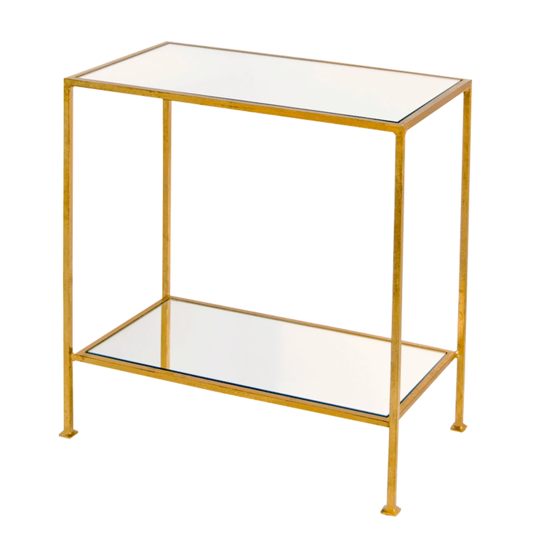 Worlds Away Plano Side Table Gold Leaf New Arrivals 1 Worlds Away Plano Side Table Gold Leaf New Arrivals