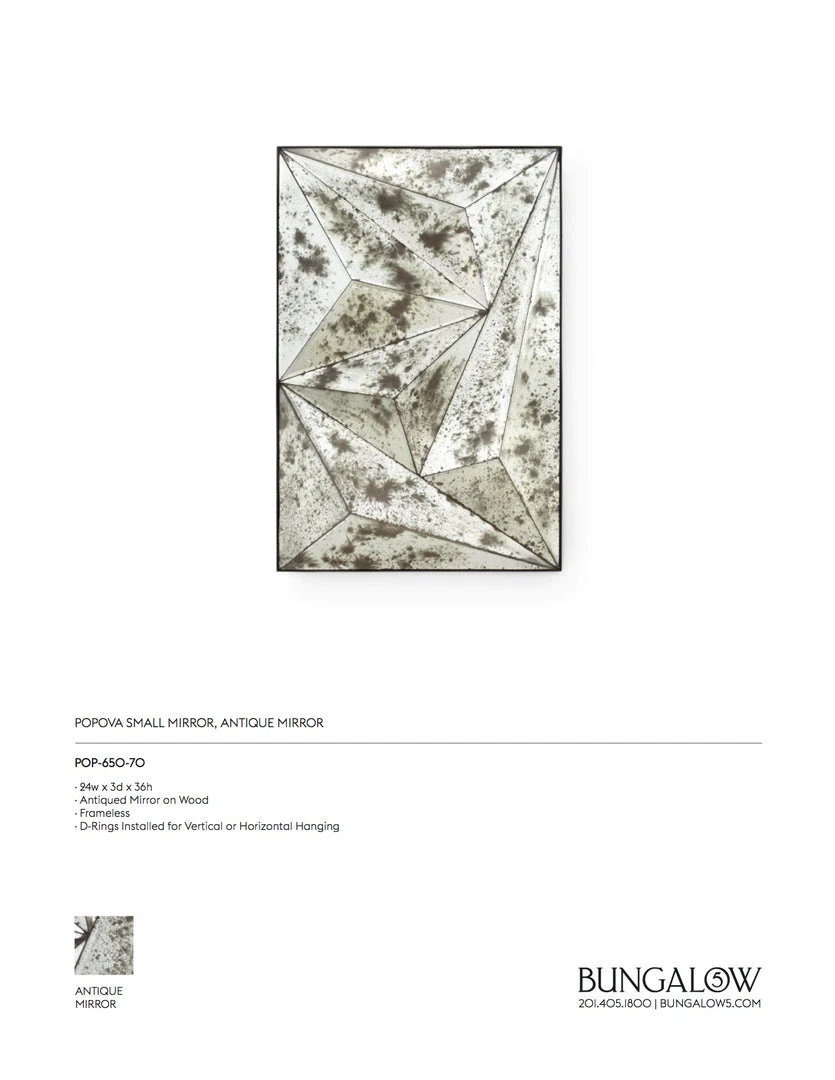 Bungalow 5 Popova Mirror 5 Bungalow 5 Popova Mirror