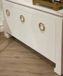 Worlds Away Tilley Buffet White