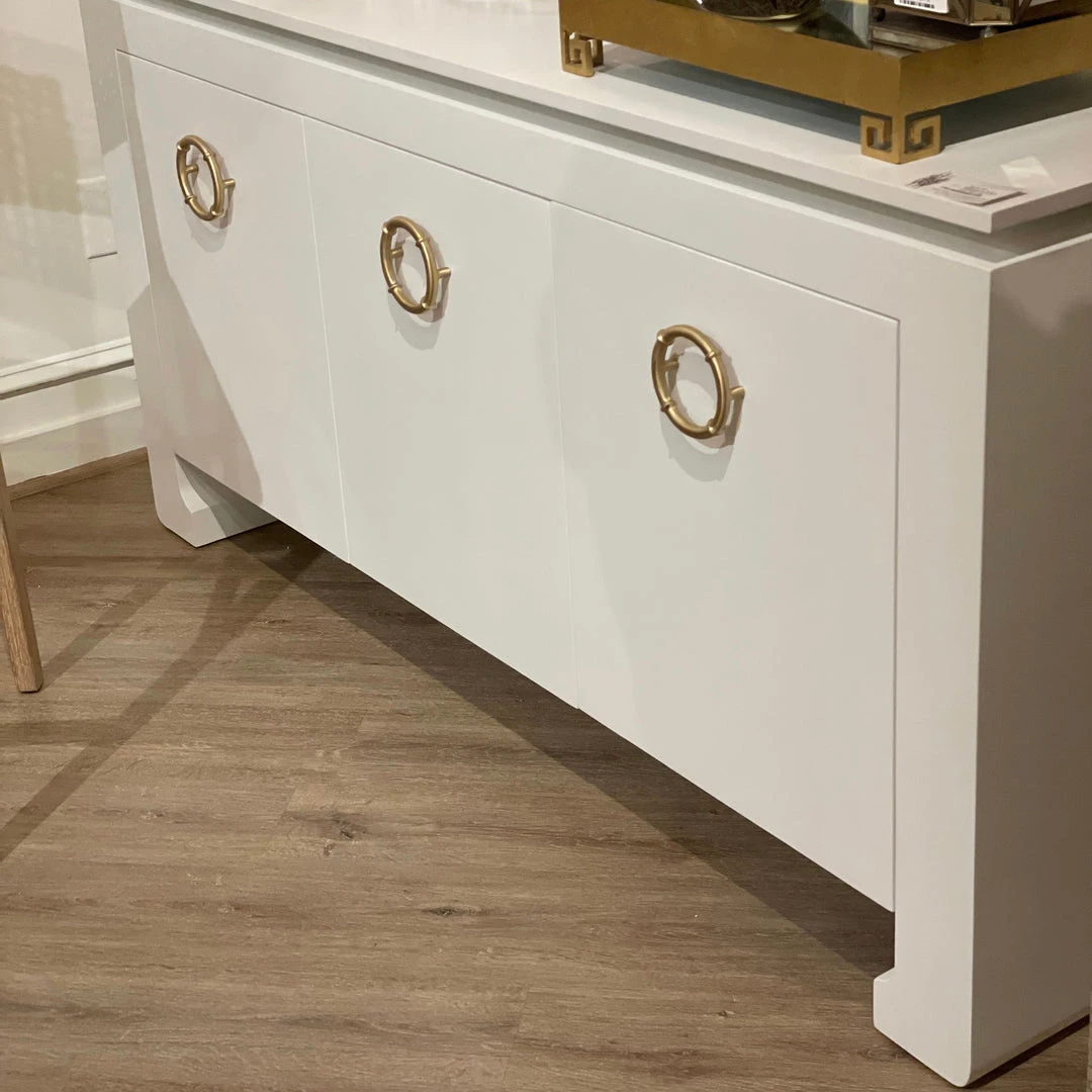 Worlds Away Tilley Buffet White 2 Worlds Away Tilley Buffet White