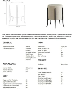 Arteriors Home Pagoda Ottoman New Arrivals