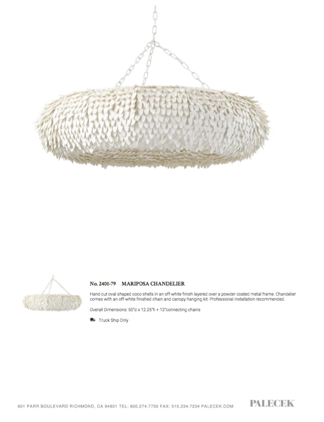 Palecek Mariposa Chandelier New Arrivals 6 Palecek Mariposa Chandelier New Arrivals