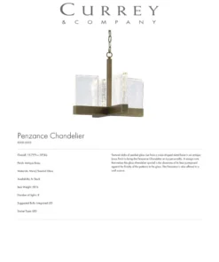 Currey And Company Penzance Chandelier New Arrivals 5 Currey And Company Penzance Chandelier New Arrivals
