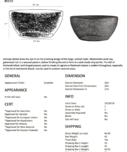 Arteriors Home Peyton Round Cocktail Table 13 Arteriors Home Peyton Round Cocktail Table