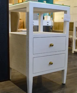 Worlds Away Roscoe Side Table White Linen New Arrivals 9 Worlds Away Roscoe Side Table White Linen New Arrivals