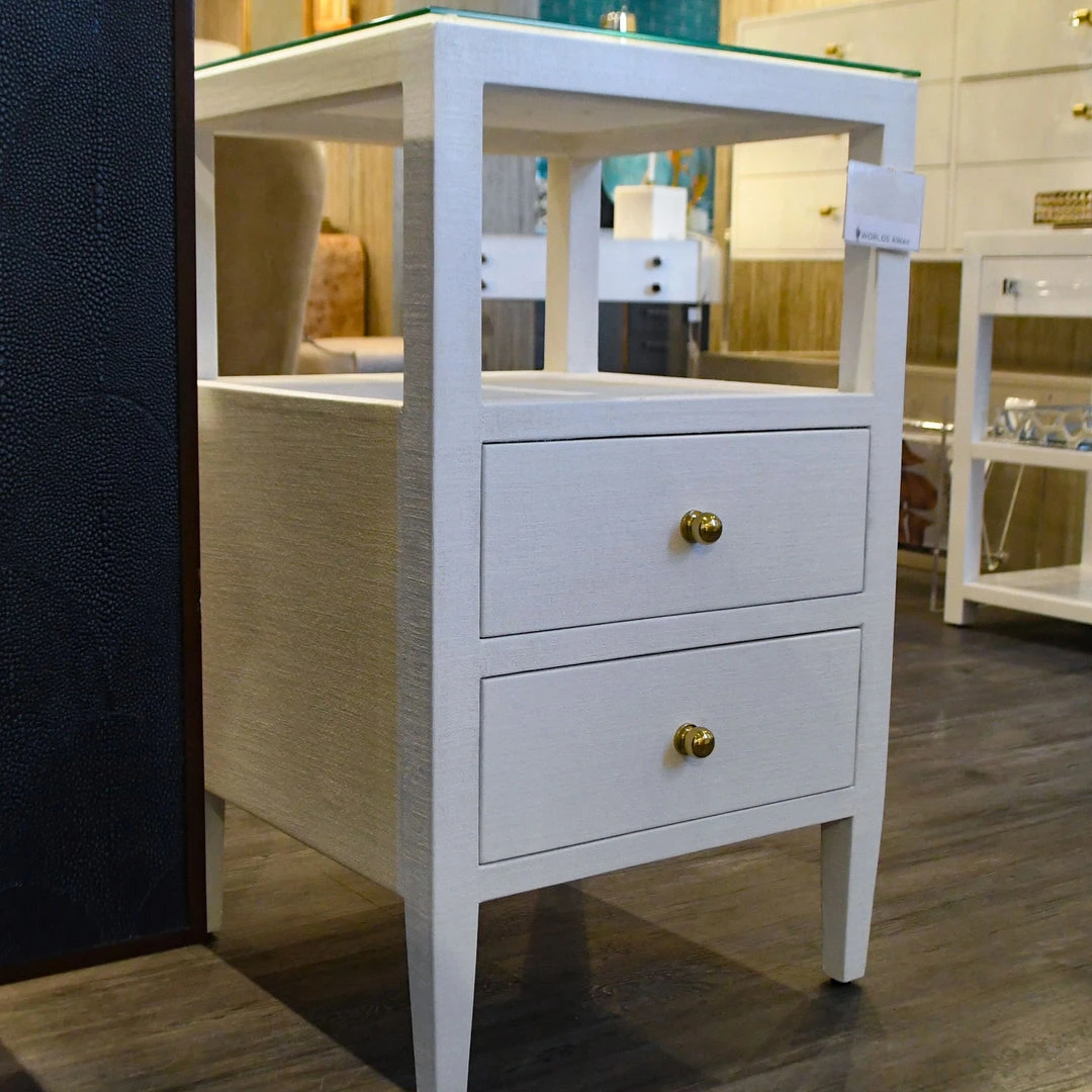 Worlds Away Roscoe Side Table White Linen New Arrivals 5 Worlds Away Roscoe Side Table White Linen New Arrivals