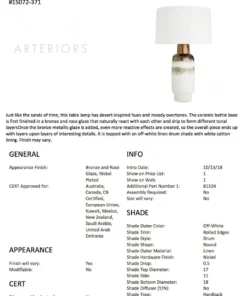 Arteriors Home New Arrivals Quinn Lamp 13 Arteriors Home New Arrivals Quinn Lamp