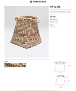 Made Goods New Arrivals Raylan Basket Tall 5 Made Goods New Arrivals Raylan Basket Tall