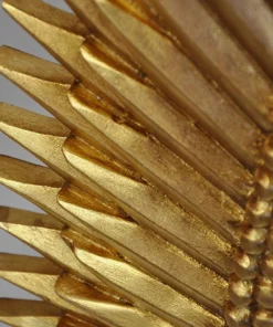 Worlds Away Rita Mirror Gold Leaf