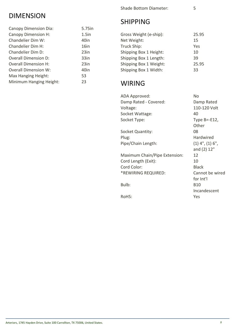 Arteriors Home Remington Chandelier Antique Brass 6 Arteriors Home Remington Chandelier Antique Brass