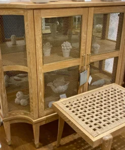 Bungalow 5 New Arrivals Rene Cabinet Natural Cerused Oak