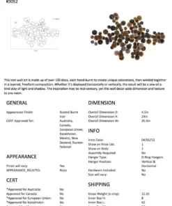 Arteriors Home New Arrivals Rizzo Wall Sculpture