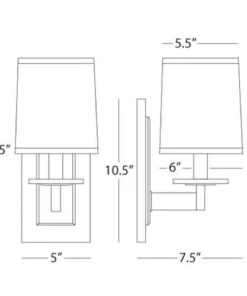 Robert Abbey Alice Single Sconce Polished Nickel New Arrivals
