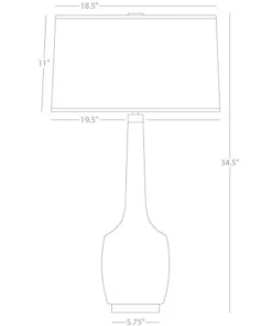 Robert Abbey Delilah Table Lamp Midnight Blue New Arrivals