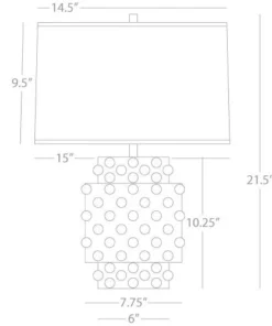 Robert Abbey New Arrivals Dolly Accent Lamp Smoky Taupe