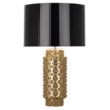 Robert Abbey Dolly Gold Table Lamp Black Shade New Arrivals